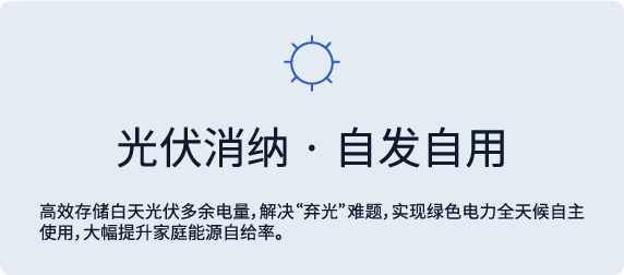 光伏消纳·自发自用